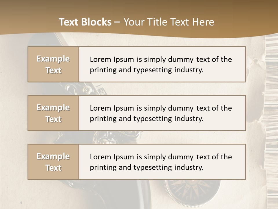 Hiking Old Topography PowerPoint Template