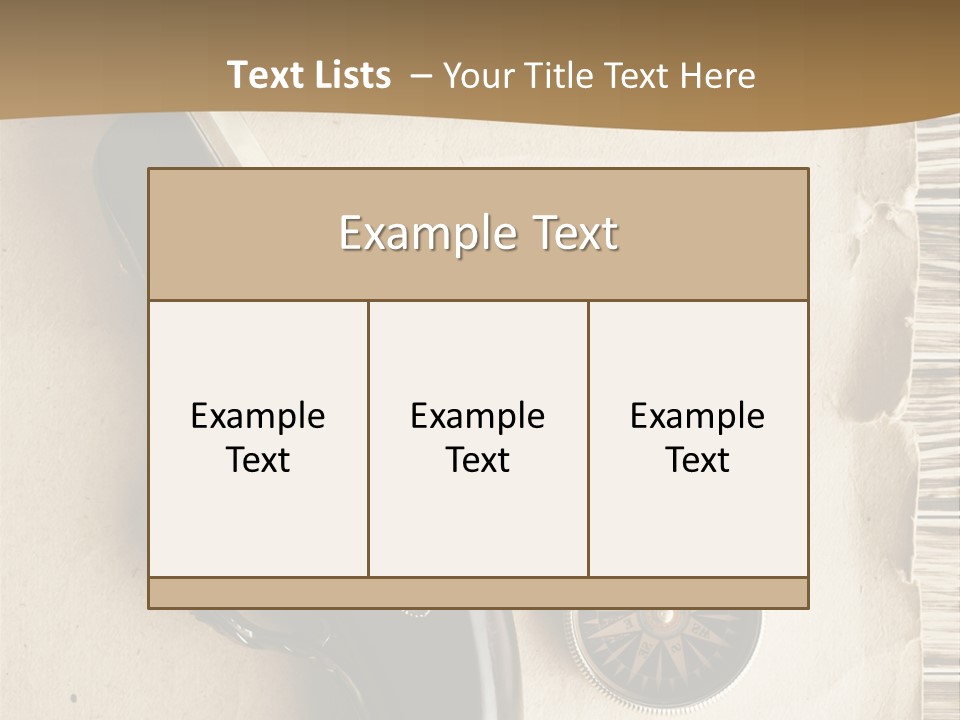 Hiking Old Topography PowerPoint Template