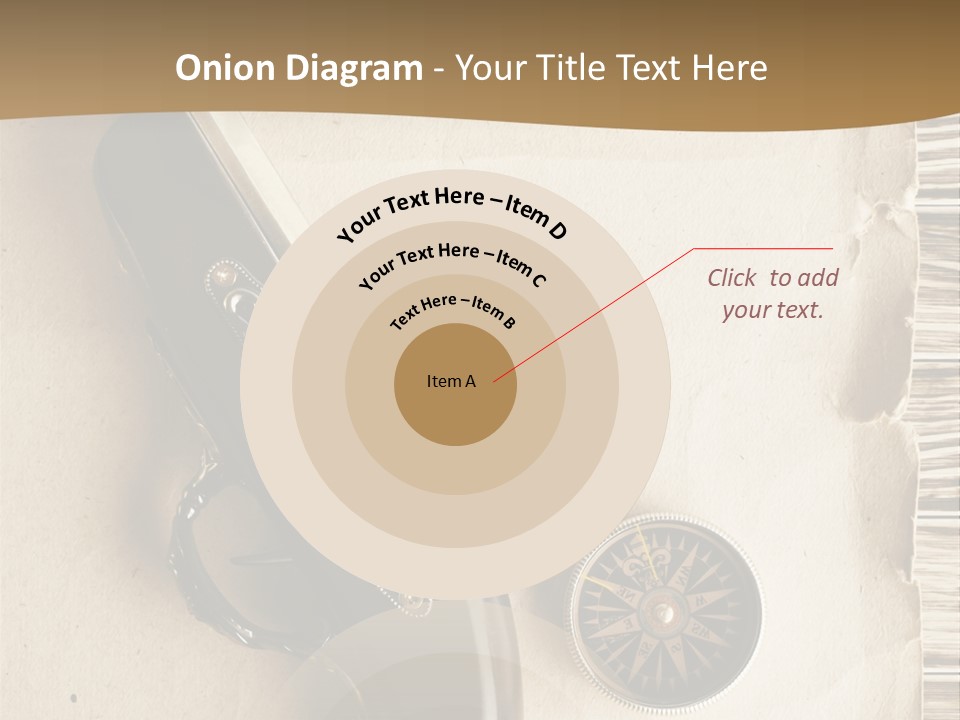 Hiking Old Topography PowerPoint Template