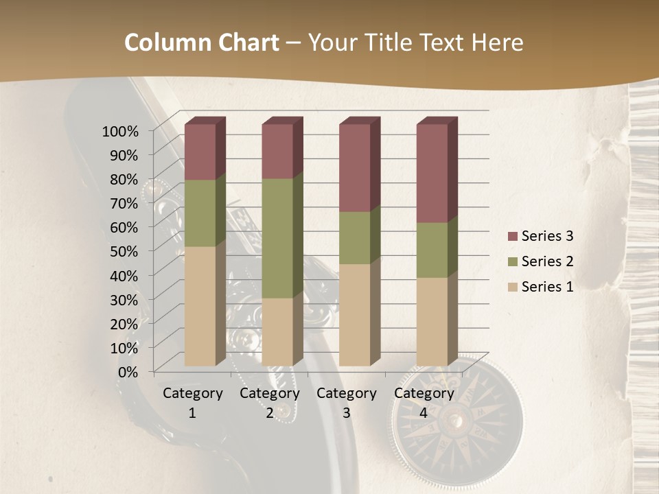 Hiking Old Topography PowerPoint Template