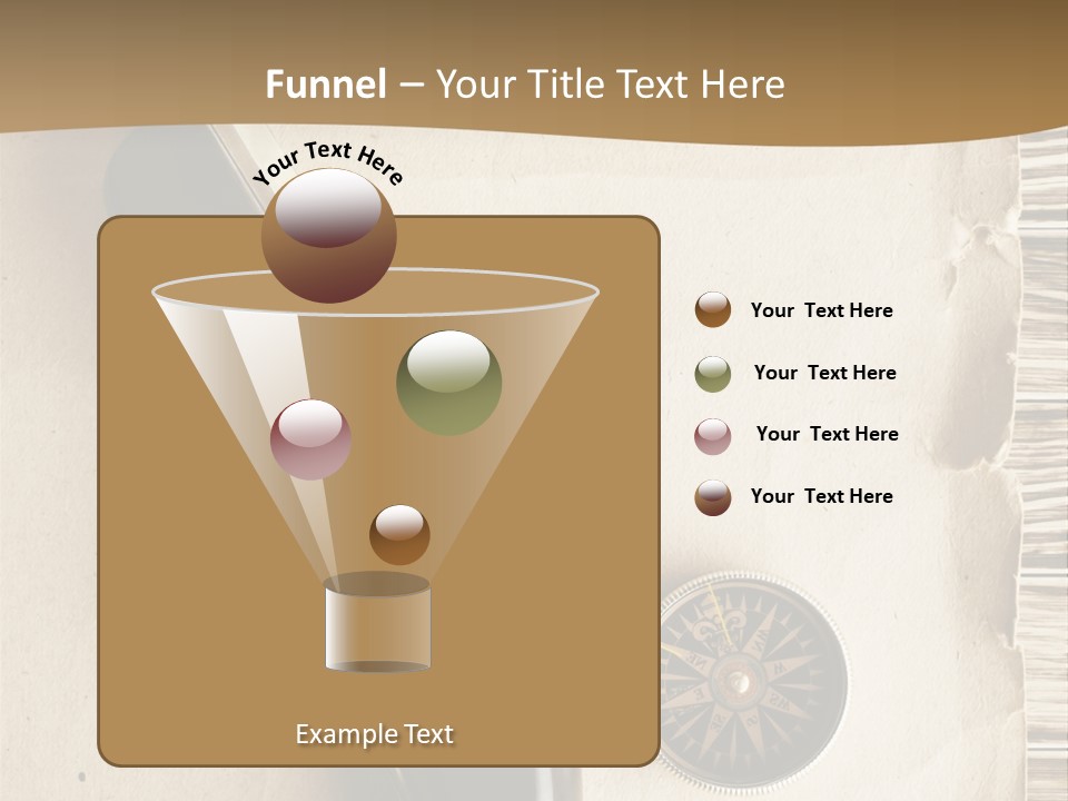 Hiking Old Topography PowerPoint Template