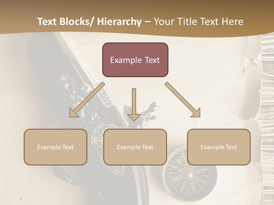 Hiking Old Topography PowerPoint Template
