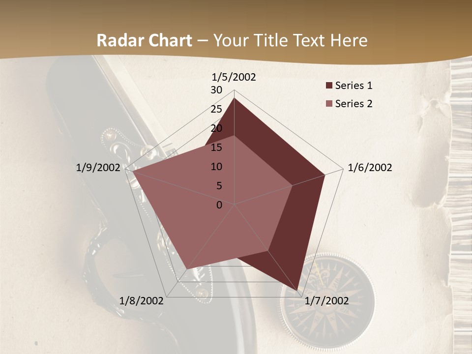 Hiking Old Topography PowerPoint Template