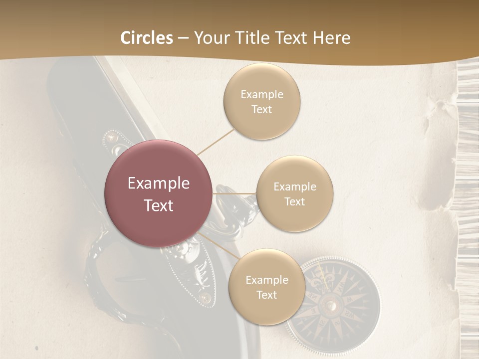 Hiking Old Topography PowerPoint Template