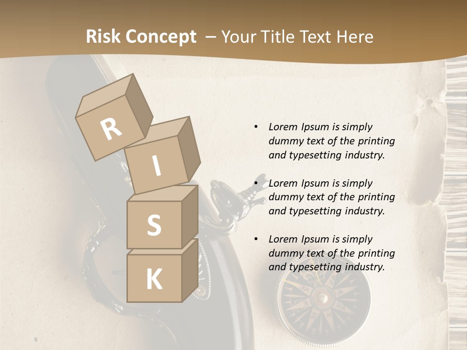 Hiking Old Topography PowerPoint Template