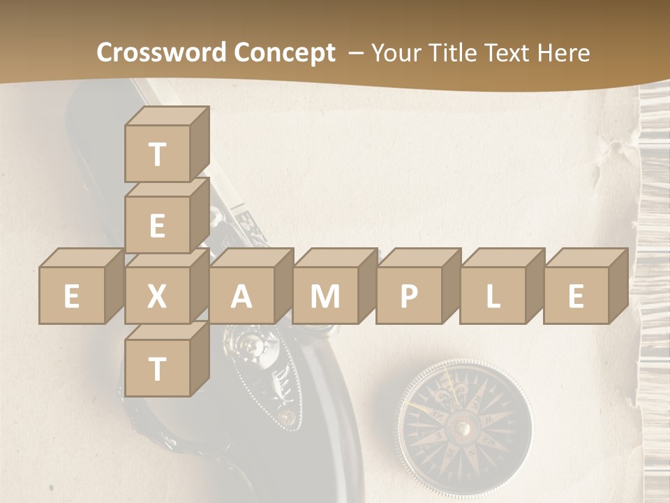 Hiking Old Topography PowerPoint Template