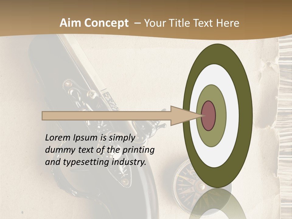 Hiking Old Topography PowerPoint Template
