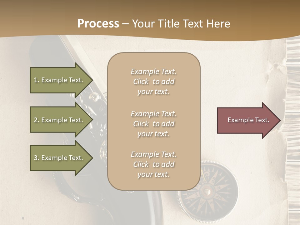 Hiking Old Topography PowerPoint Template