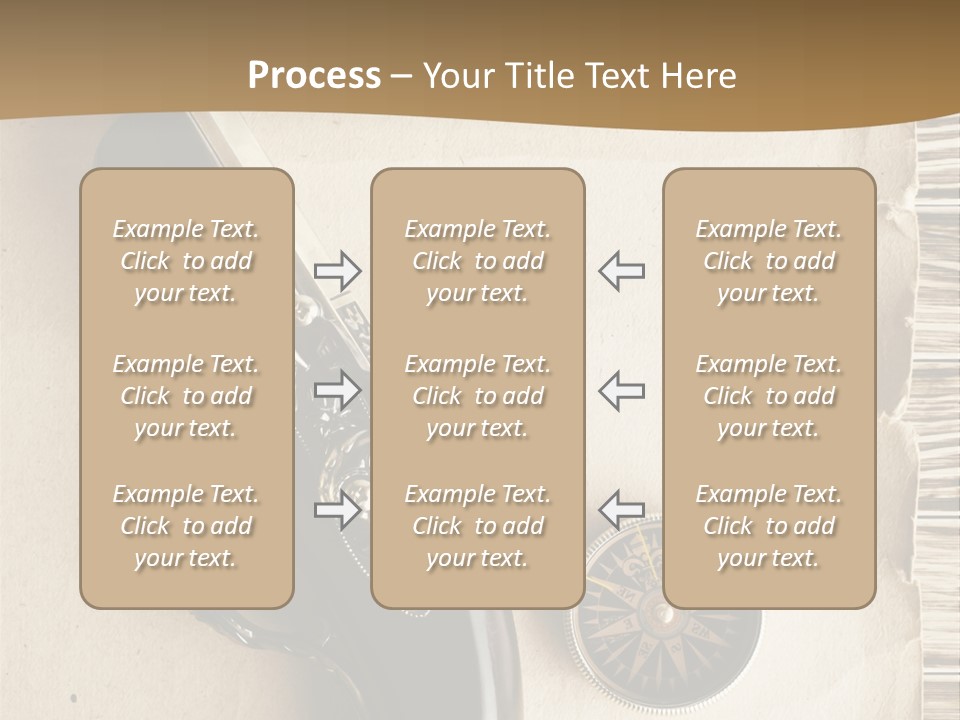 Hiking Old Topography PowerPoint Template