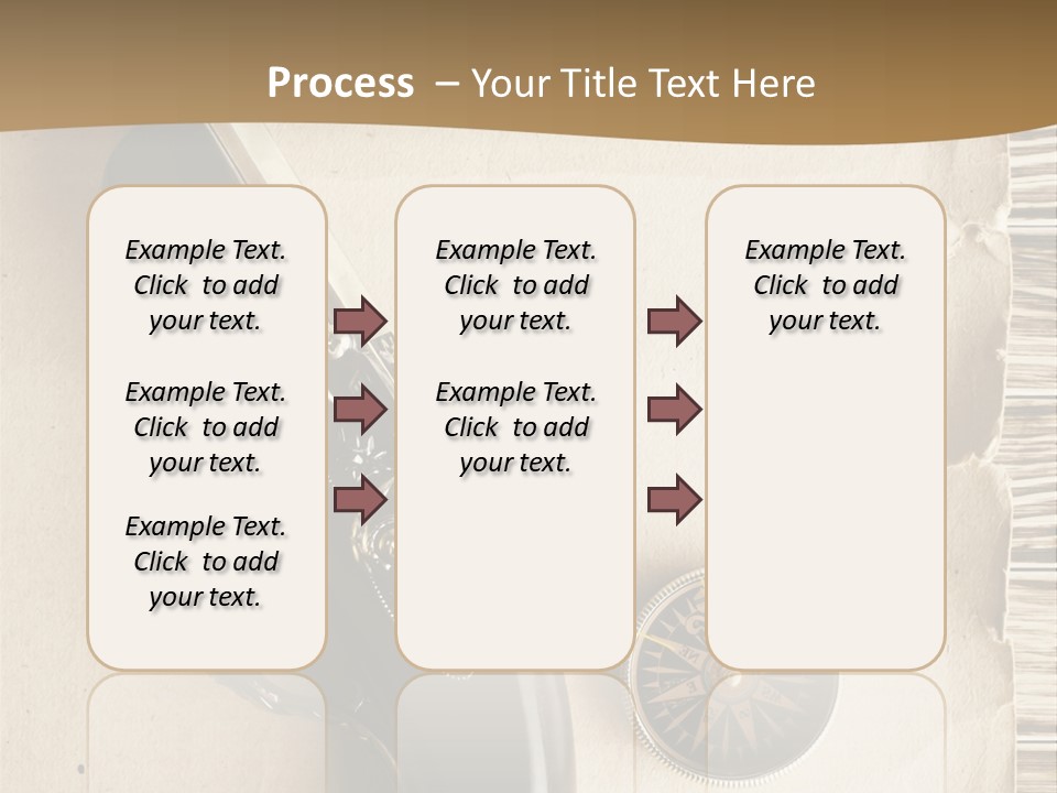 Hiking Old Topography PowerPoint Template