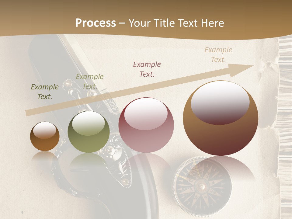 Hiking Old Topography PowerPoint Template