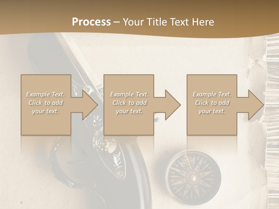 Hiking Old Topography PowerPoint Template