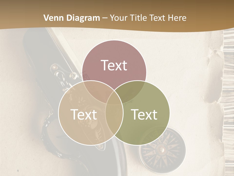 Hiking Old Topography PowerPoint Template