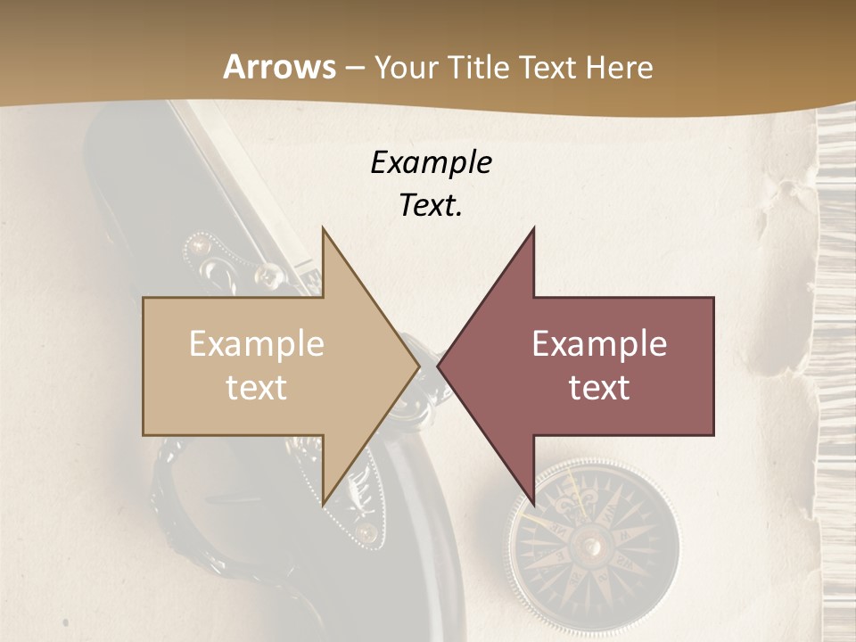 Hiking Old Topography PowerPoint Template