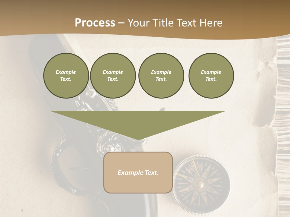 Hiking Old Topography PowerPoint Template