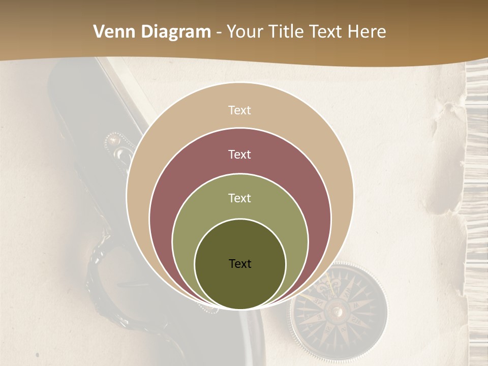 Hiking Old Topography PowerPoint Template