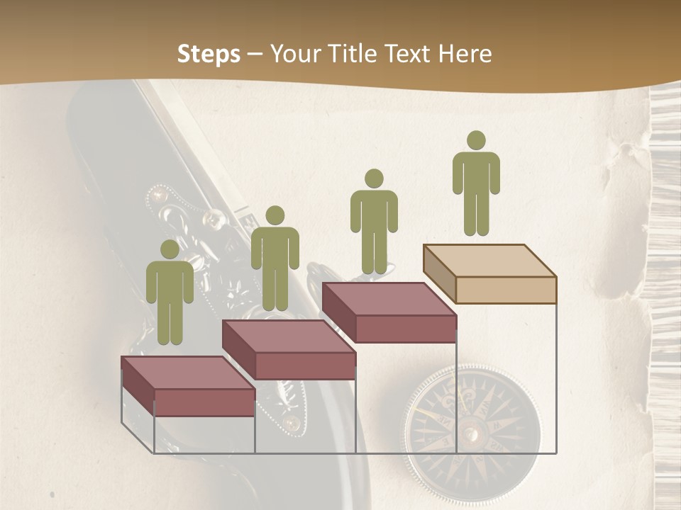 Hiking Old Topography PowerPoint Template