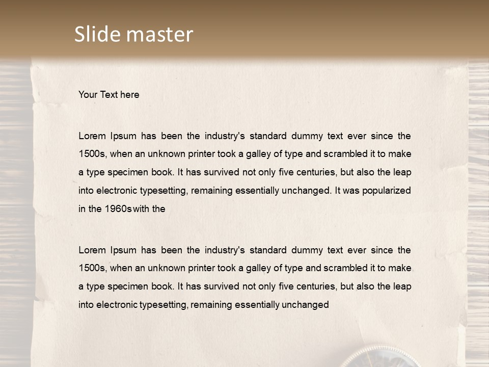 Lost Guidance Retro PowerPoint Template