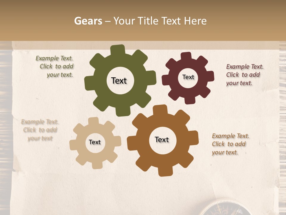 Antique Parchment Background PowerPoint Template