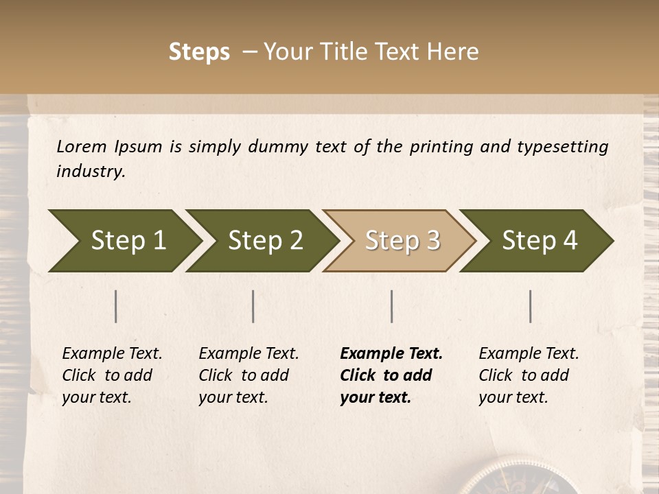 Antique Parchment Background PowerPoint Template