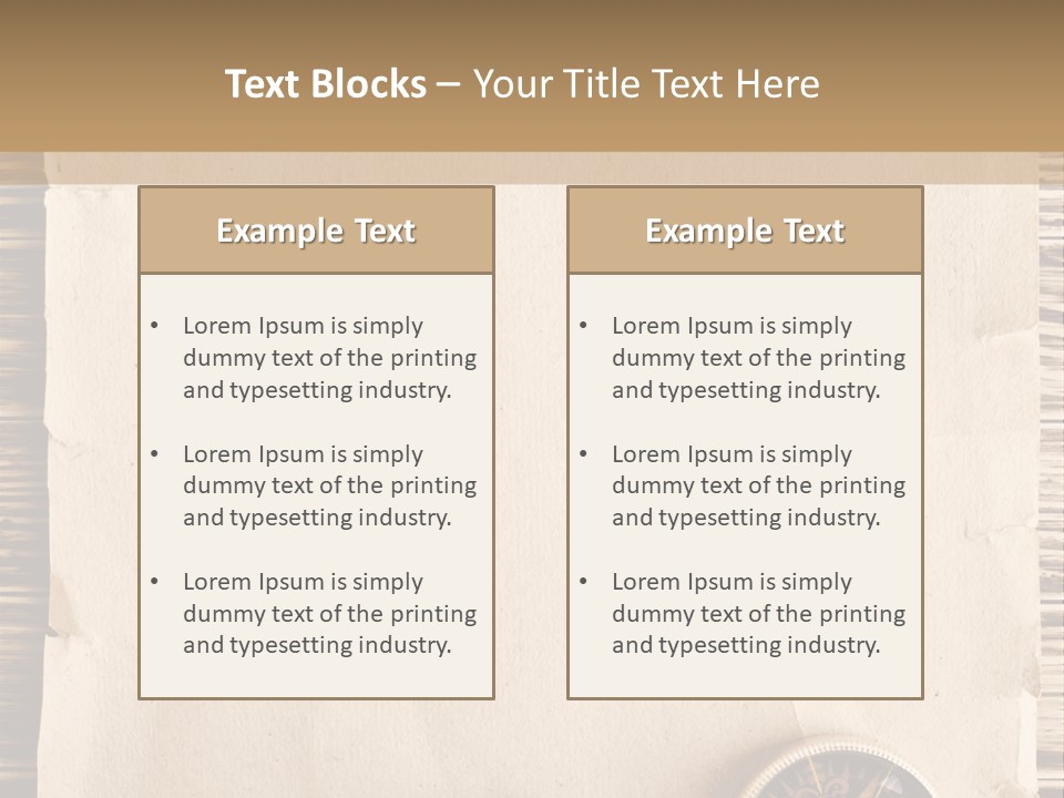 Antique Parchment Background PowerPoint Template