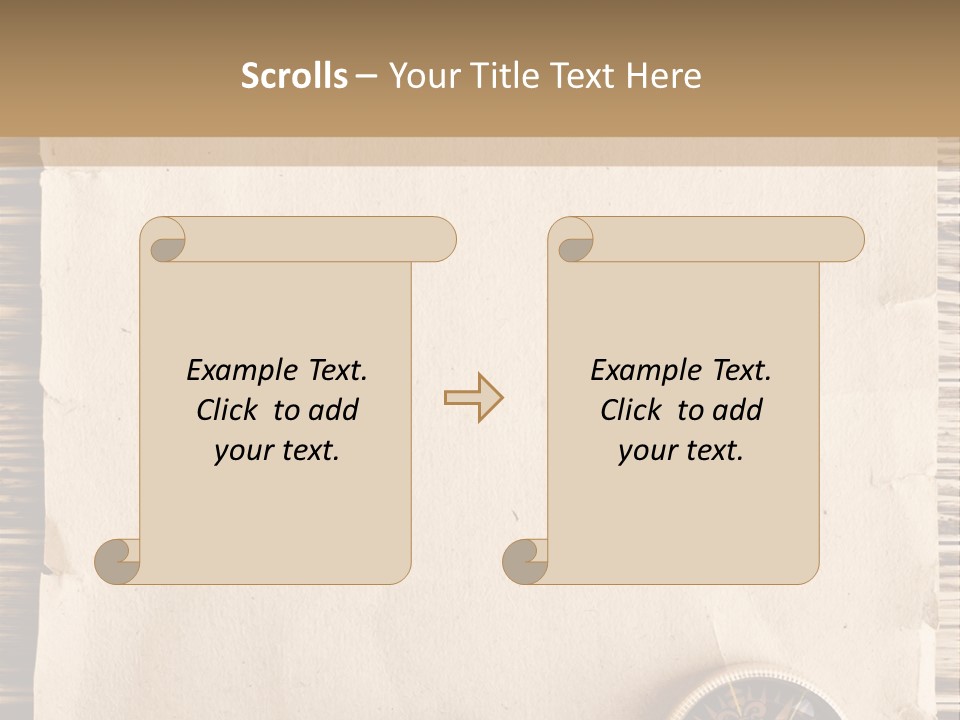 Antique Parchment Background PowerPoint Template