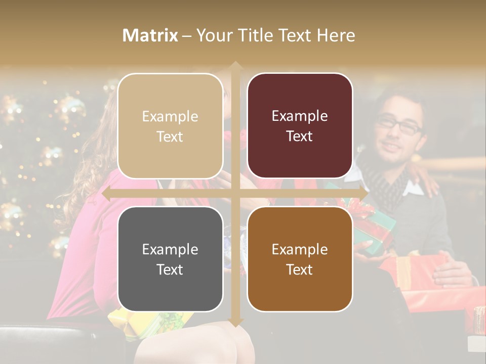 Male Group Smiling PowerPoint Template