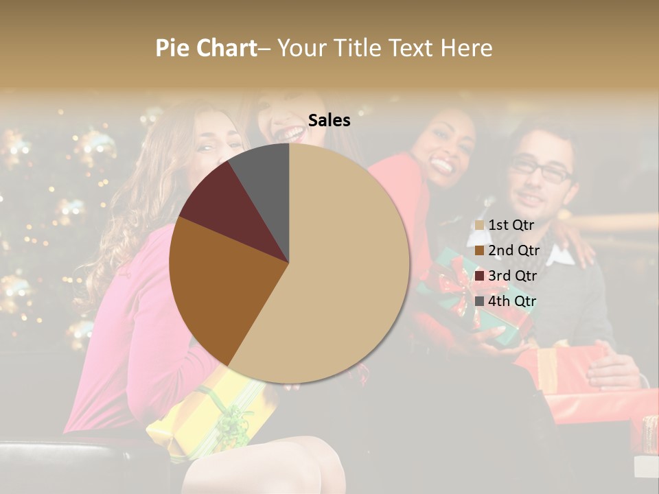 Male Group Smiling PowerPoint Template