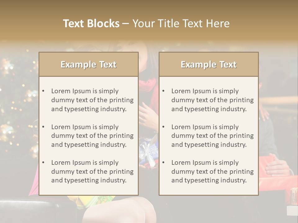 Male Group Smiling PowerPoint Template
