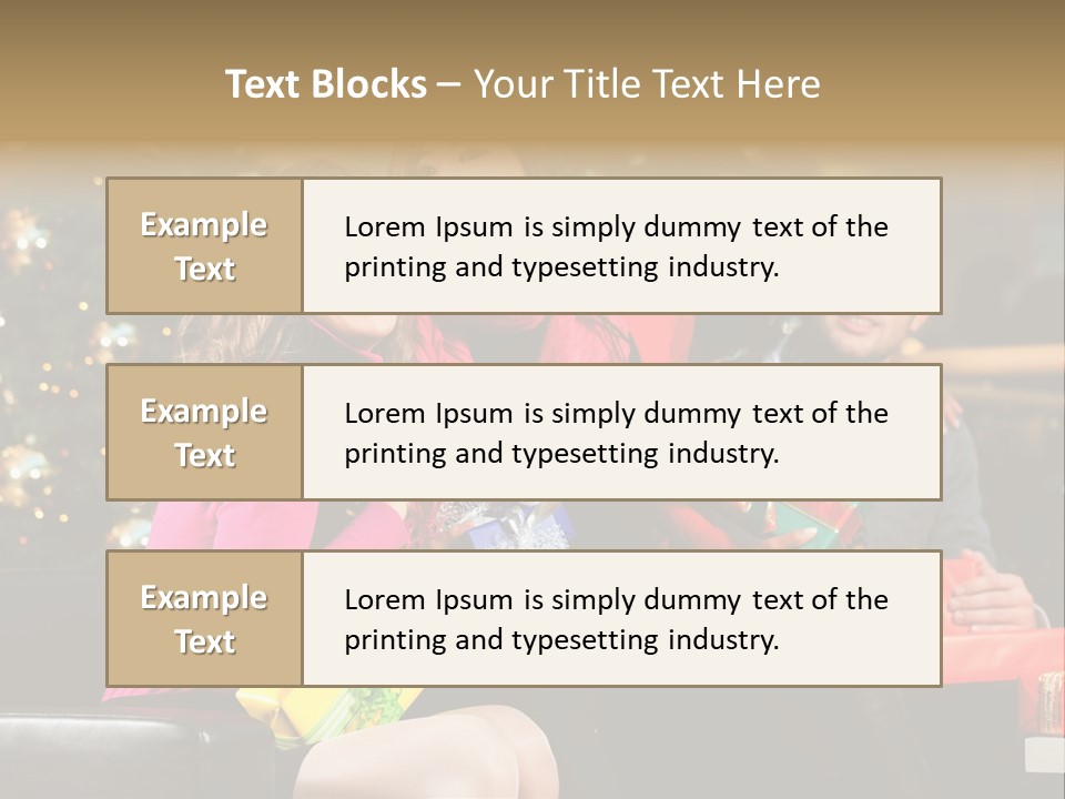 Male Group Smiling PowerPoint Template