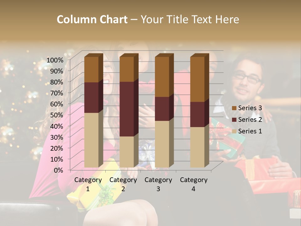 Male Group Smiling PowerPoint Template
