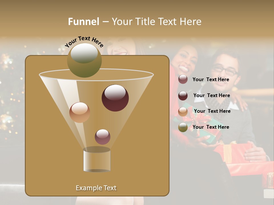 Male Group Smiling PowerPoint Template