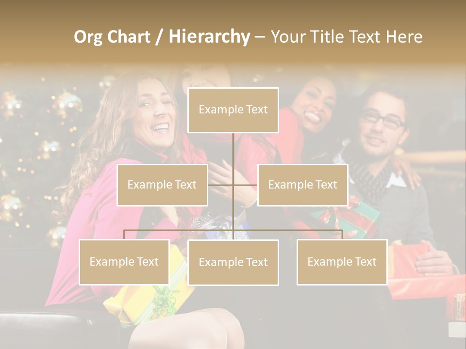 Male Group Smiling PowerPoint Template