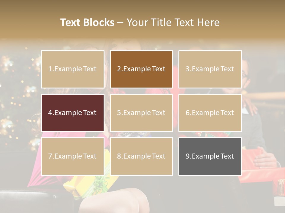 Male Group Smiling PowerPoint Template