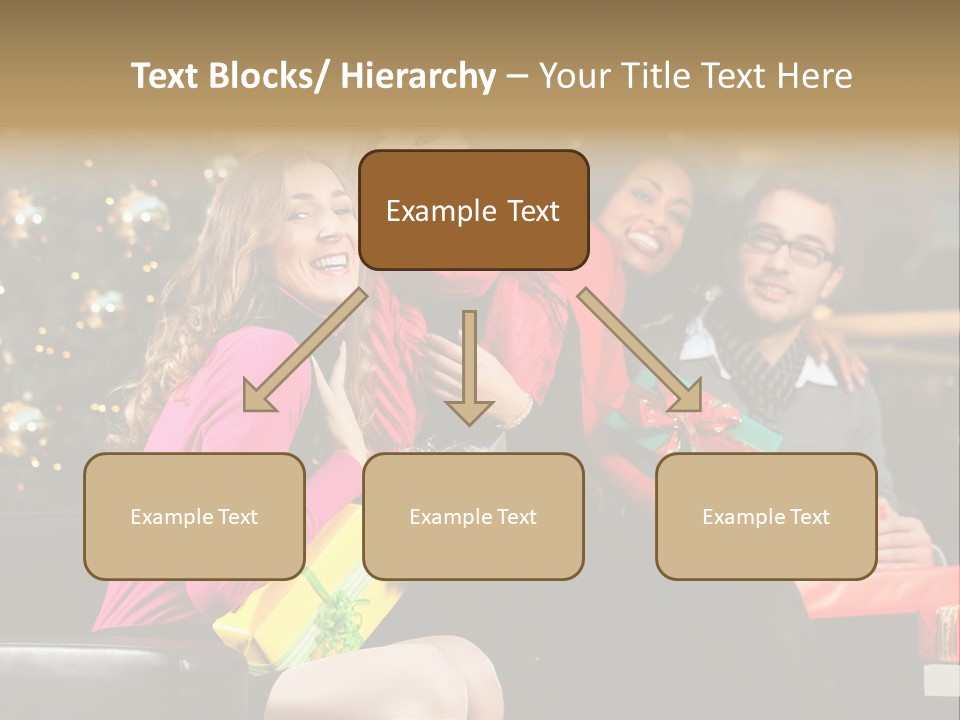 Male Group Smiling PowerPoint Template