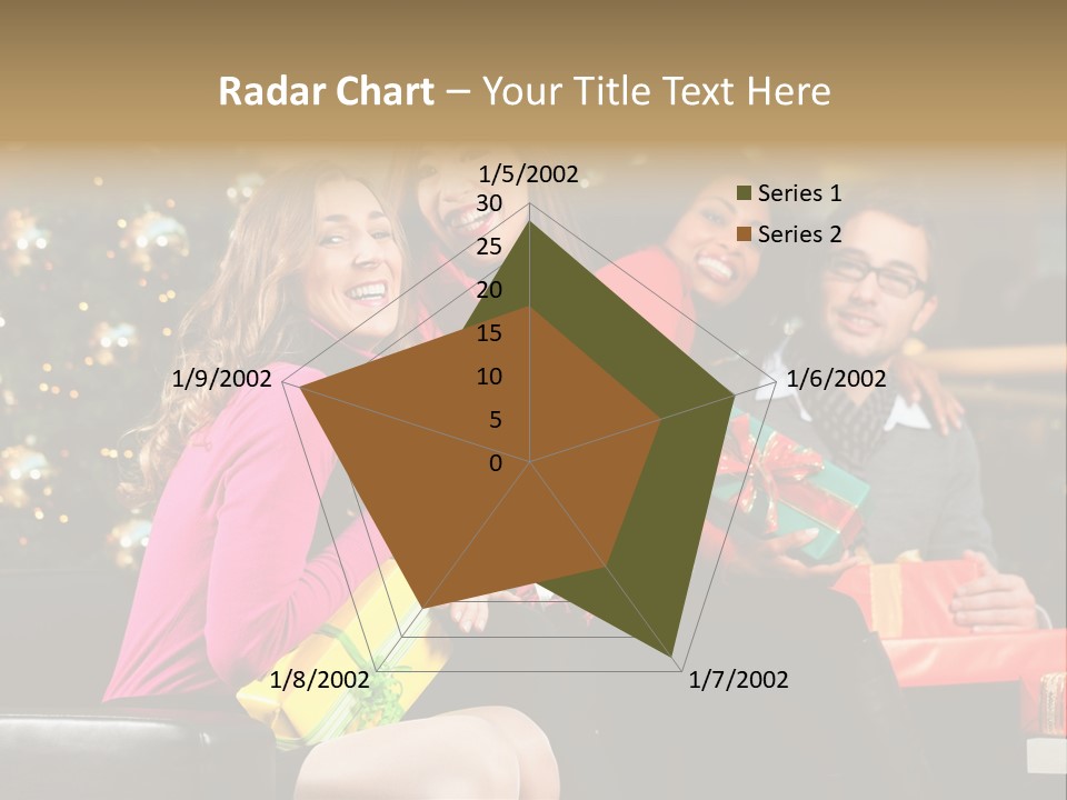 Male Group Smiling PowerPoint Template