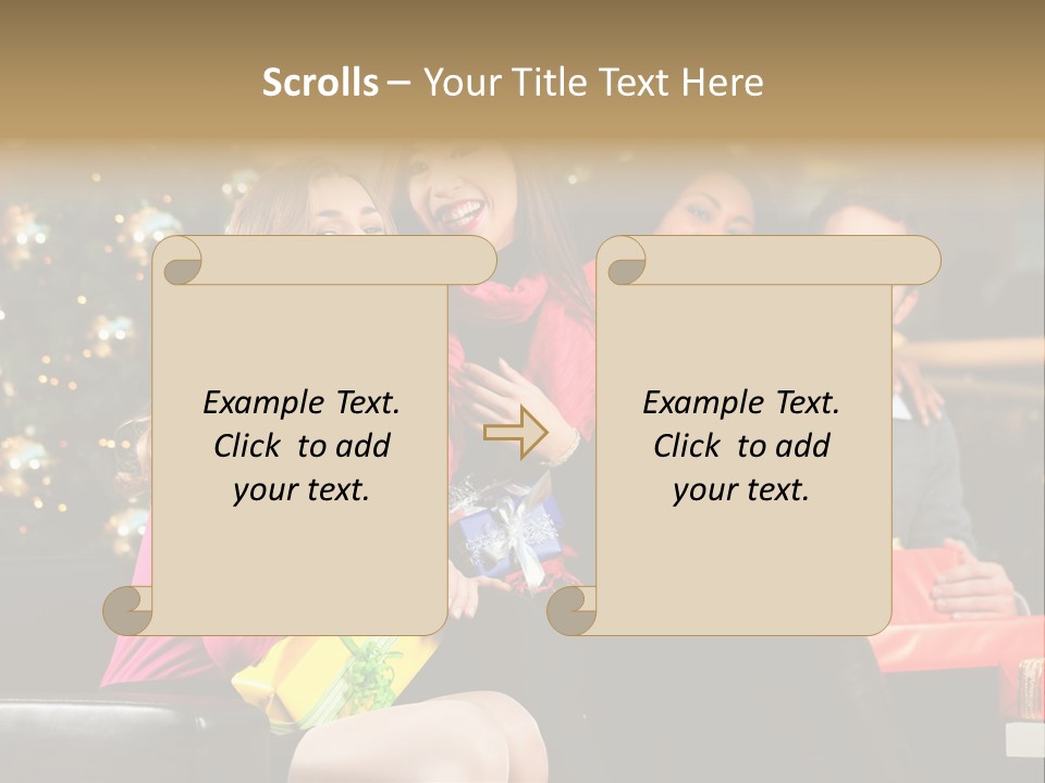 Male Group Smiling PowerPoint Template