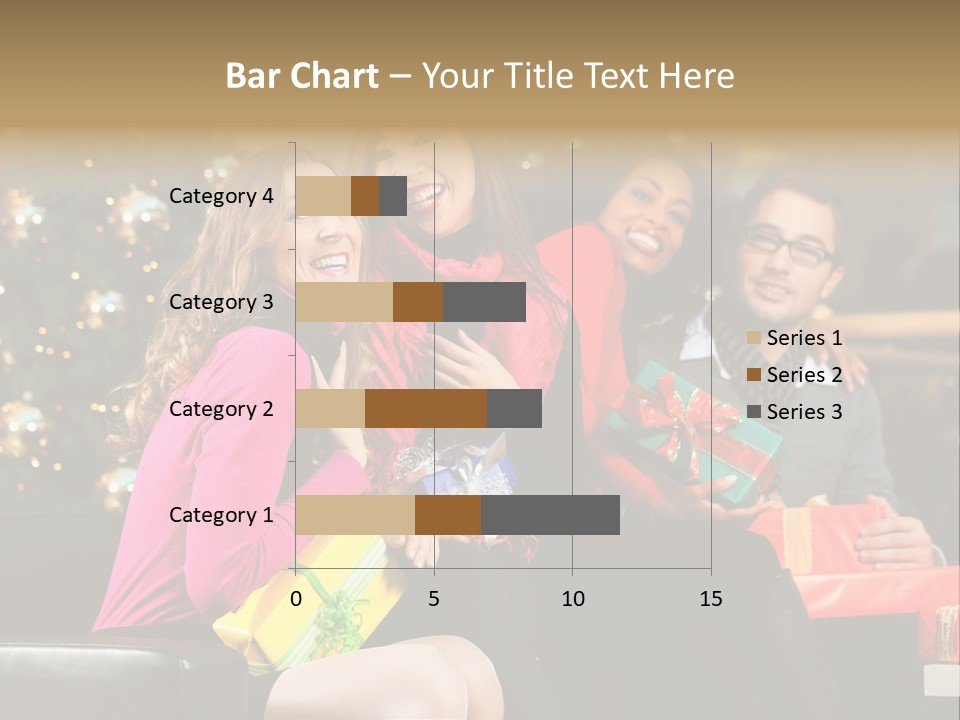 Male Group Smiling PowerPoint Template