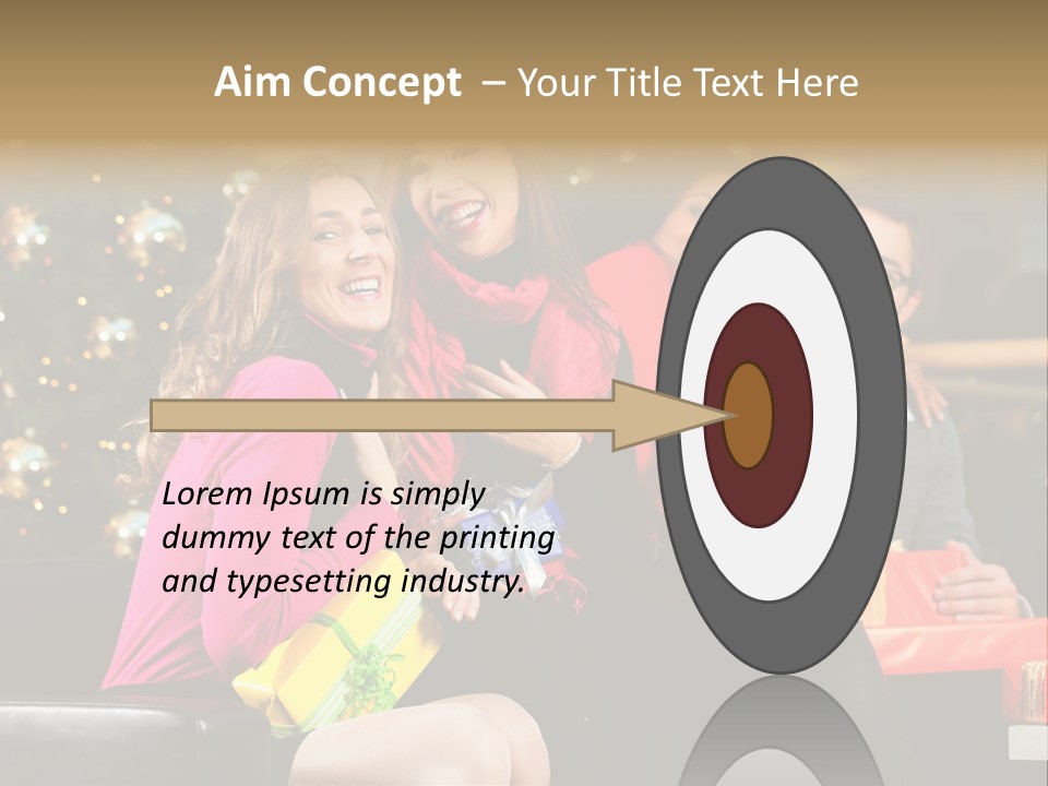 Male Group Smiling PowerPoint Template