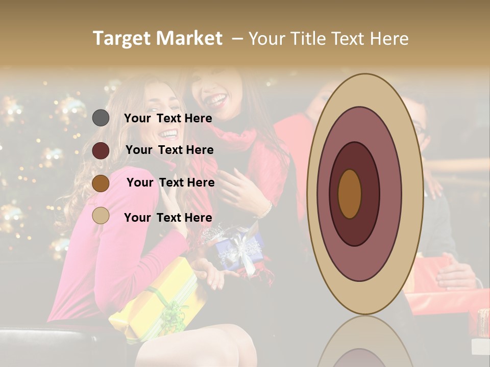 Male Group Smiling PowerPoint Template