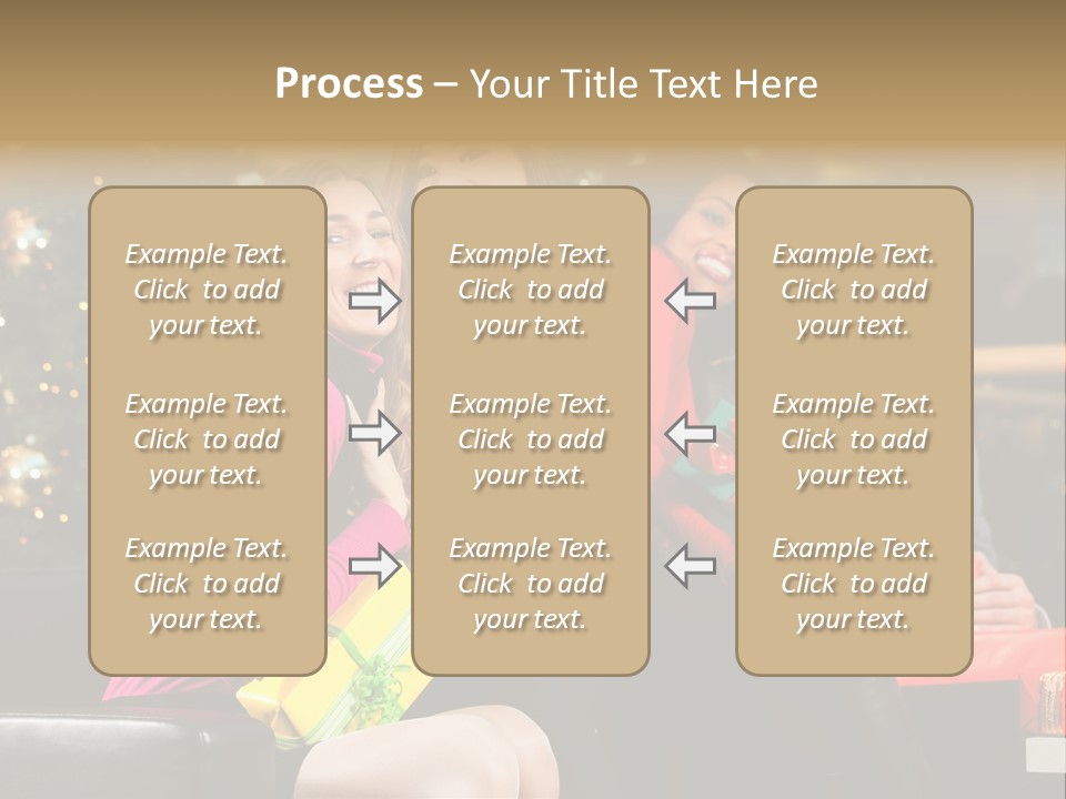 Male Group Smiling PowerPoint Template