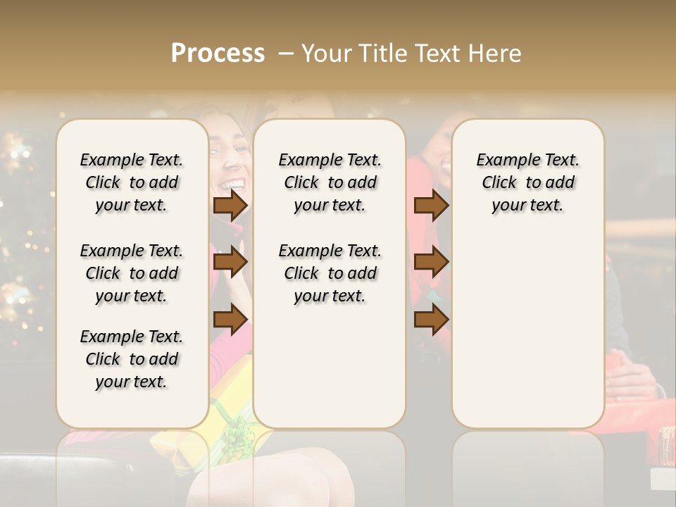 Male Group Smiling PowerPoint Template