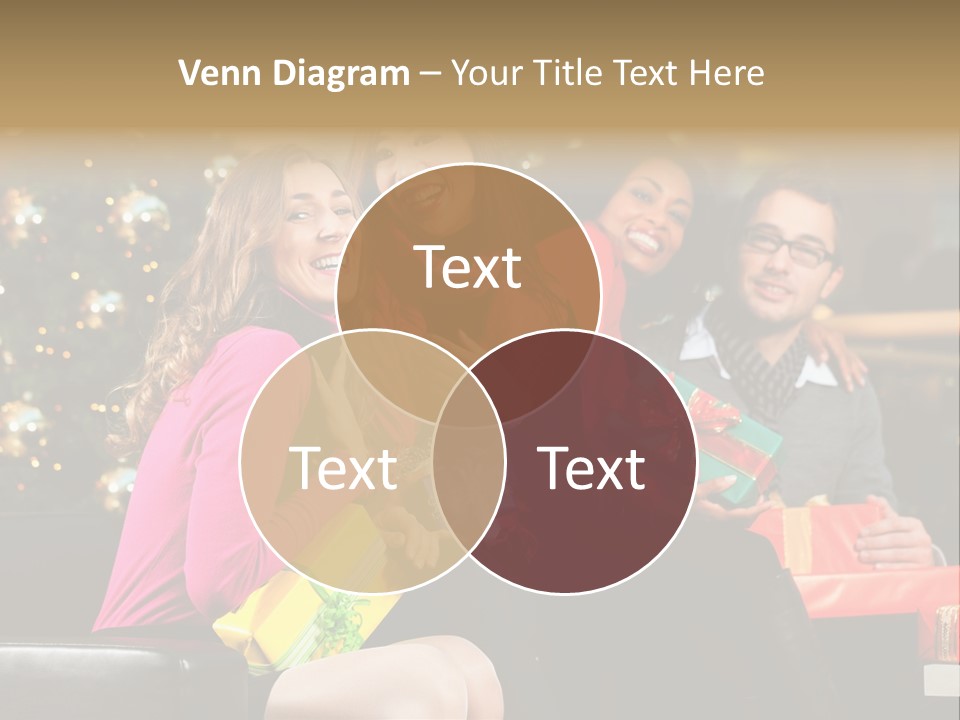 Male Group Smiling PowerPoint Template