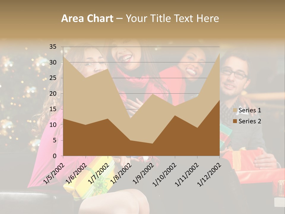 Male Group Smiling PowerPoint Template