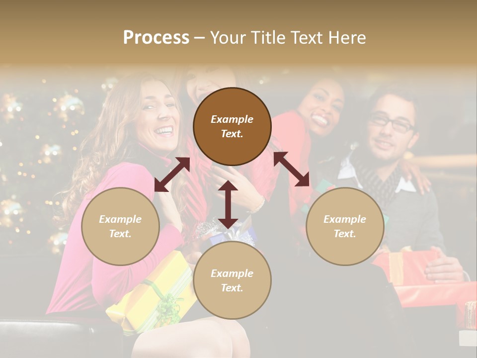 Male Group Smiling PowerPoint Template