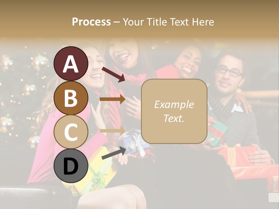 Male Group Smiling PowerPoint Template