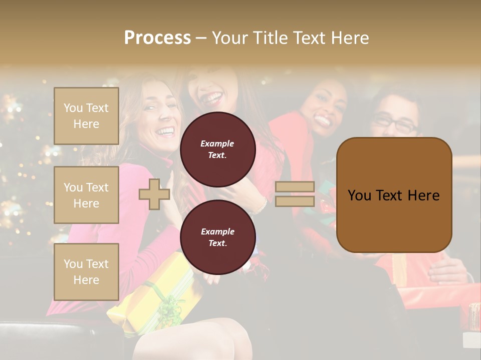 Male Group Smiling PowerPoint Template