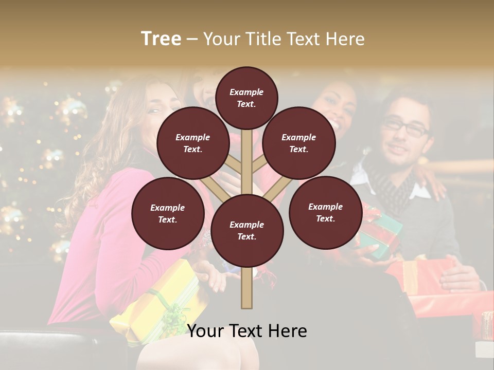 Male Group Smiling PowerPoint Template