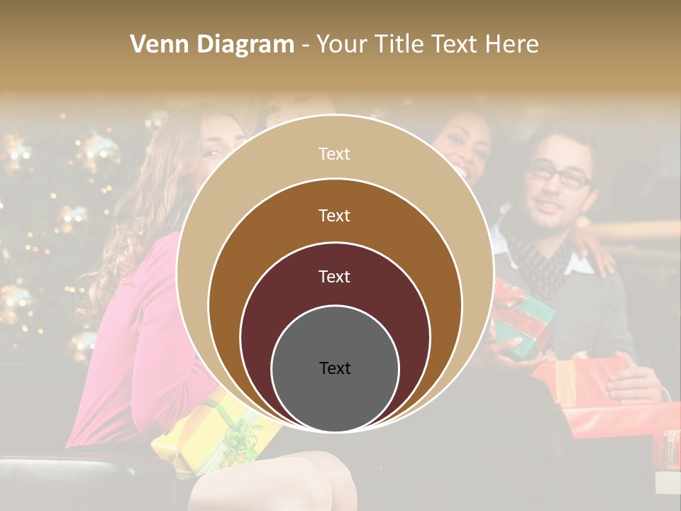 Male Group Smiling PowerPoint Template