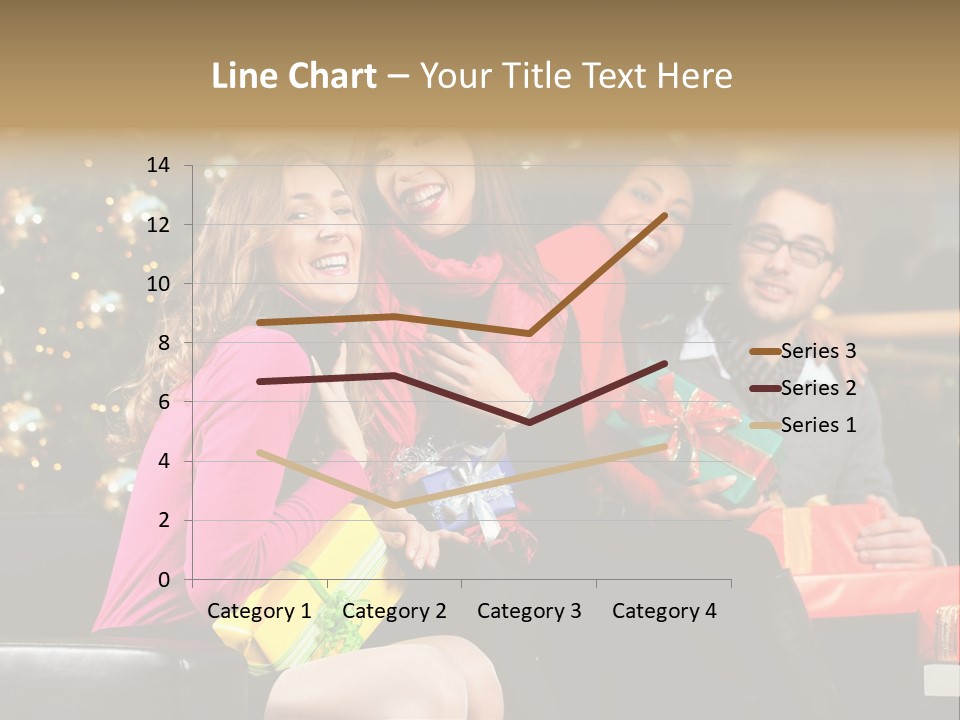 Male Group Smiling PowerPoint Template